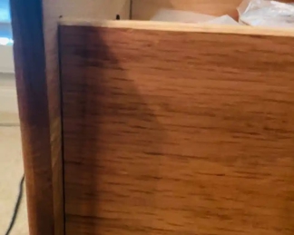 $175 	
#6 Wood dresser 7 drawers 54X18X31 & mirror 