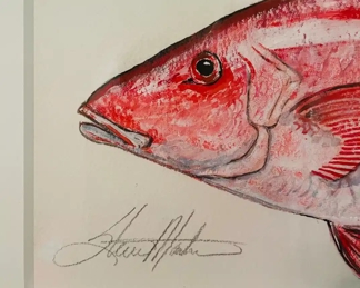 #14 Steve Martin original 3 fish painting 20x24									
		Bryan's favorite pursuit 	