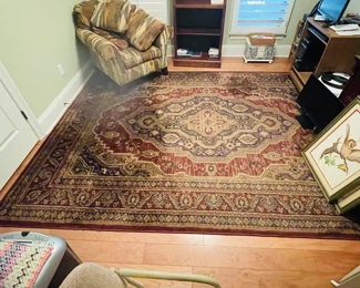 $100 	
#25 carpet 134x96 burgundy									