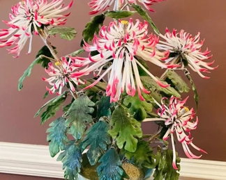 $150 	"
#27 Jade Plant with white & pink flowers 26""T"		