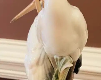 $275 	
#30 Lladro Courting Cranes 1611 Spanish porcelain "figurine - retired - 12"" -1989"	