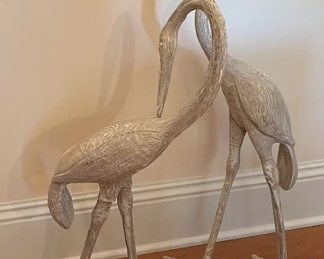 $50 	
#31 Egrets pair of composite tallest 	