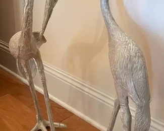 $50 	
#31 Egrets pair of composite tallest 	