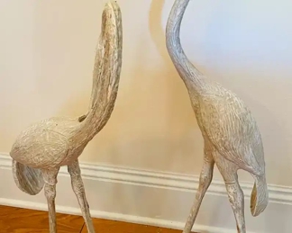 $50 	
#31 Egrets pair of composite tallest 	