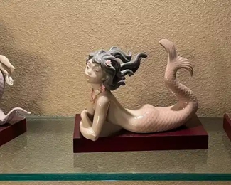 $300 	#50 Set of 3 Lladro mermaid 01415/01413/									
		Illusion 1982 & 2 more		