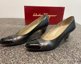 $50 	
#51 Lot Ferregamo Pair of Shoes 		