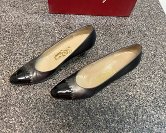 $50 	
#51 Lot Ferregamo Pair of Shoes 		