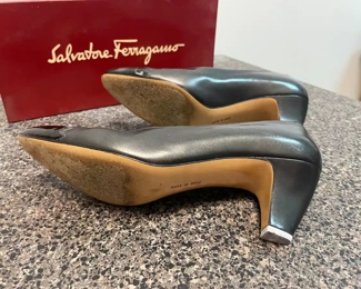 $50 	
#51 Lot Ferregamo Pair of Shoes 		