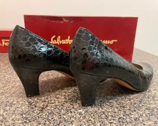 $50 	
#51 Lot Ferregamo Pair of Shoes 		