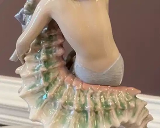 #53B - $300 - 2 Lladros mermaid 