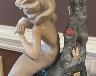 #53B - $300 - 2 Lladros mermaid 