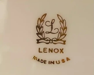 $70 	
#63 Lenox made in USA set of 7 pieces 