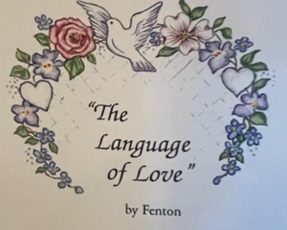 $34 	
#67 The language of Love by Fenton	