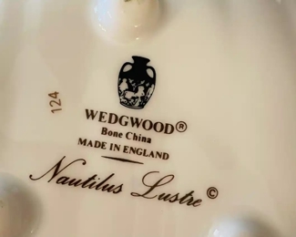$40 
#68 Wedgwood made in England Nautilus Lustre 