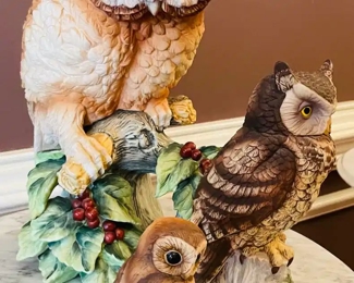 $50 	#71 Owl lot of 3 each by Andrea