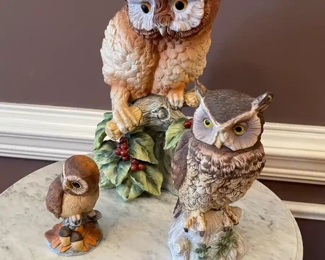 $50 	#71 Owl lot of 3 each by Andrea
