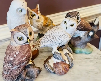 $50 	#72 Owls collection of 5 The American collection	