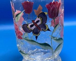 $14 	
#82 hanpainted small vase 	