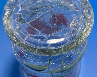 $14 	
#82 hanpainted small vase 	