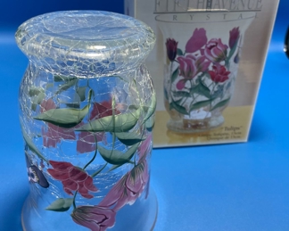 $14 	
#82 hanpainted small vase 	