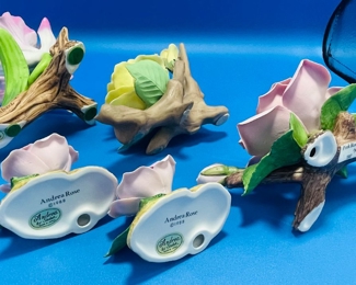 #114 - $40 - Set of 5 Andrea flowers 