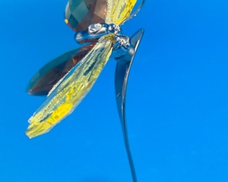 #140 - $30 - Swaroski yellow butterfly 