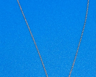 #144 - $110 - 10kt gold heart 17"chain 2.70 gr 