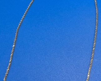 #145 - $136 - 18kt yellow gold / silver balls 4.26gr