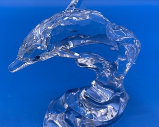 #157 $48 - Swarovski dolphin & sea lion seal