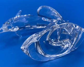 #157 $48 - Swarovski dolphin & sea lion seal