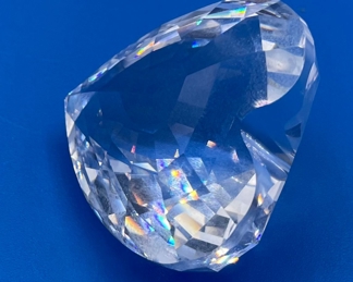 #158- $20  Swarovski heart paperweight 