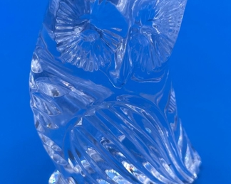  #168 - $20 - Waterford Owl Crystal