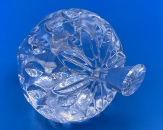 #169 $20 Waterford Strawberry crystal 