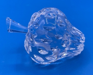 #169 $20 Waterford Strawberry crystal 