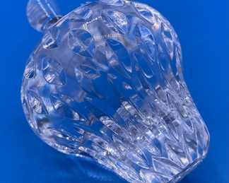 #169 $20 Waterford Strawberry crystal 