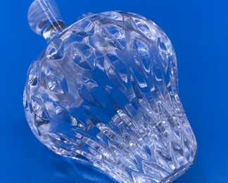 #169 $20 Waterford Strawberry crystal 