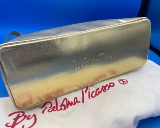 #179 - $50 Paloma picasso gold purse made in italy 