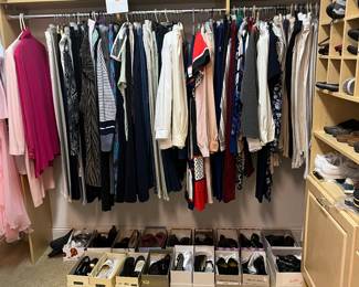 Various designer clothes, Bob Mackee, Ralph Lauren, Anne Klein etc...sizes 8 - 10