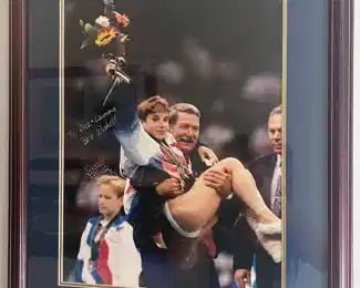 Signed picture of gymnast Kerri String!