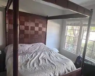 Vintage queen bedroom set In beautiful condition- sold separately. Canopy bed