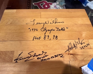 Signed Olympic floor