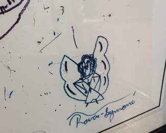 Raven Samone autographed art