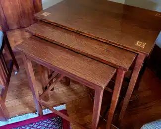 Stickley 3 stack side tables...