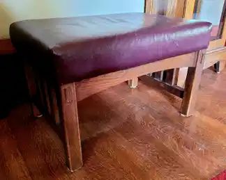 Arts and Crafts footstool