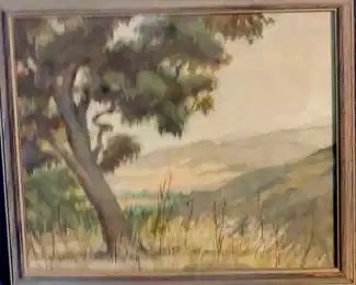 Original vintage watercolor