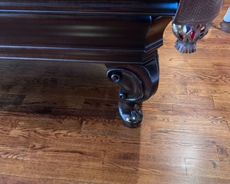 Detail of pool table