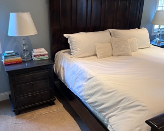 Metal clad Restoration Hardware, nightstandS