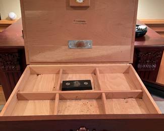 Sub Zero wine fridge with humidor drawer