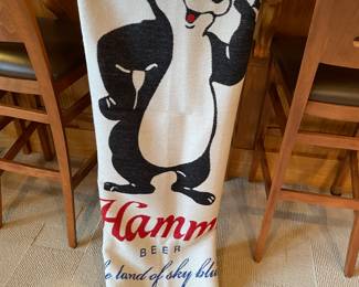 Faribault Hamm's Beer bear blanket