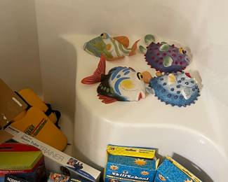 Pool decor and Swim Trainers